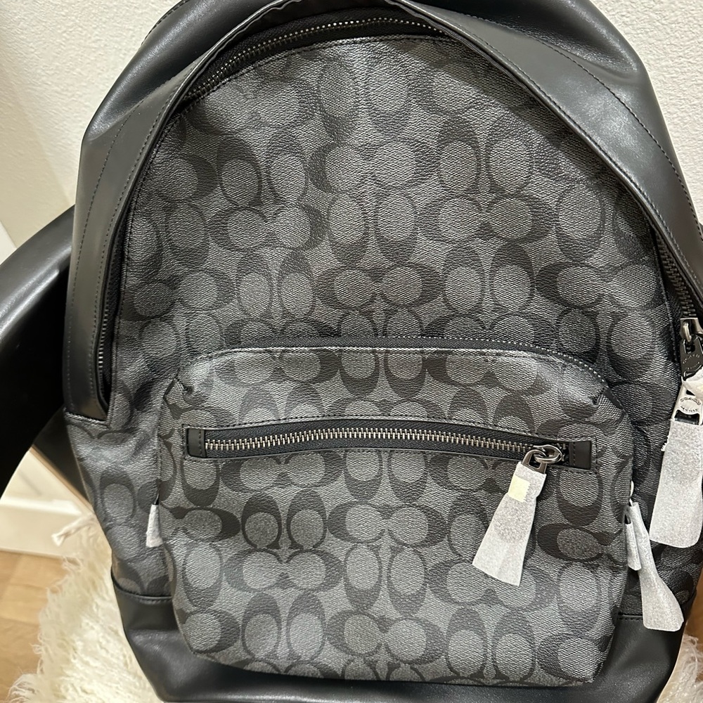 Coach backpack. West Backpack In Signature Canvas